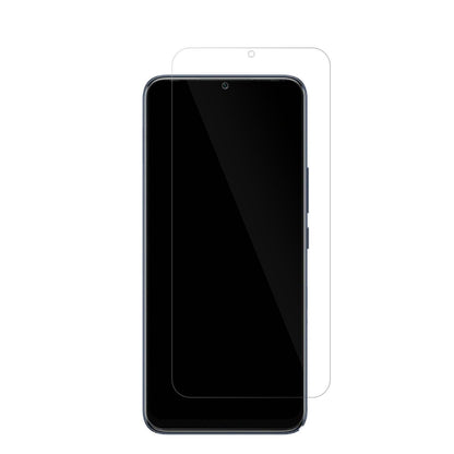 InfinixHot 20i mit aufgebrachter dipos Displayschutzfolie, glasklare Darstellung ohne Einschränkungen