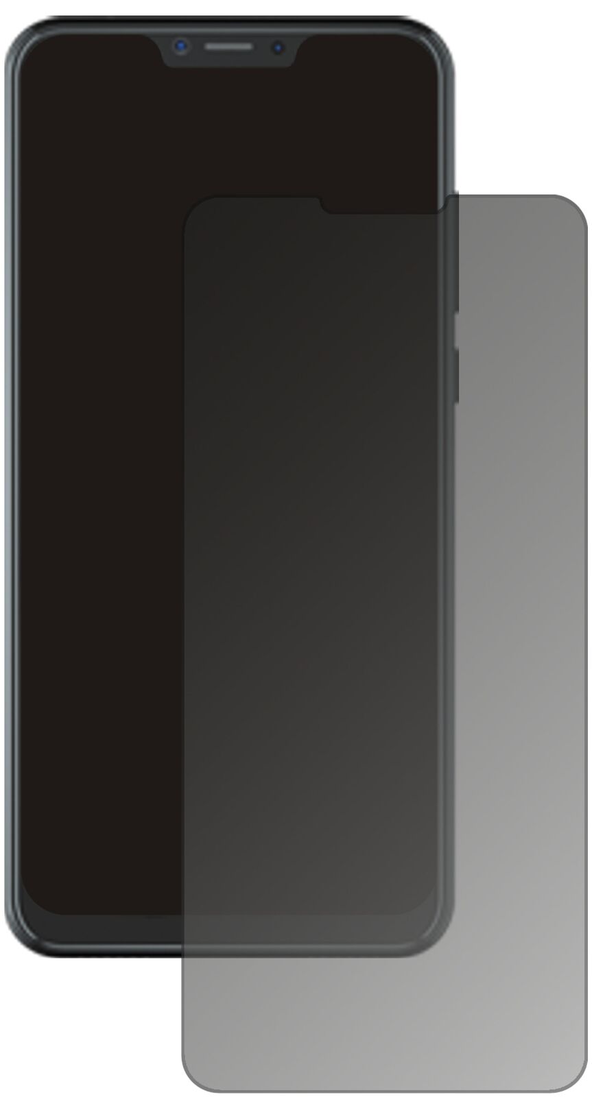 Screen Protector for Cubot C20 Privacy Filter 4-Way Protection dipos