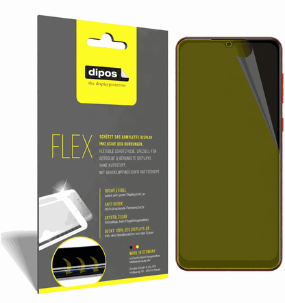 2x Full Cover Screen Protector for Samsung Galaxy F02s – Covers Curved Edges | dipos