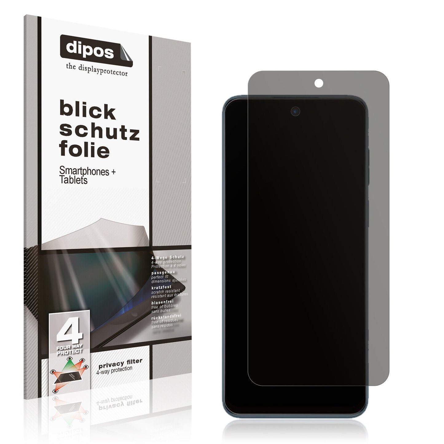 Blickschutzfolie für Motorola Moto G23 matt Schutzfolie Privacy
