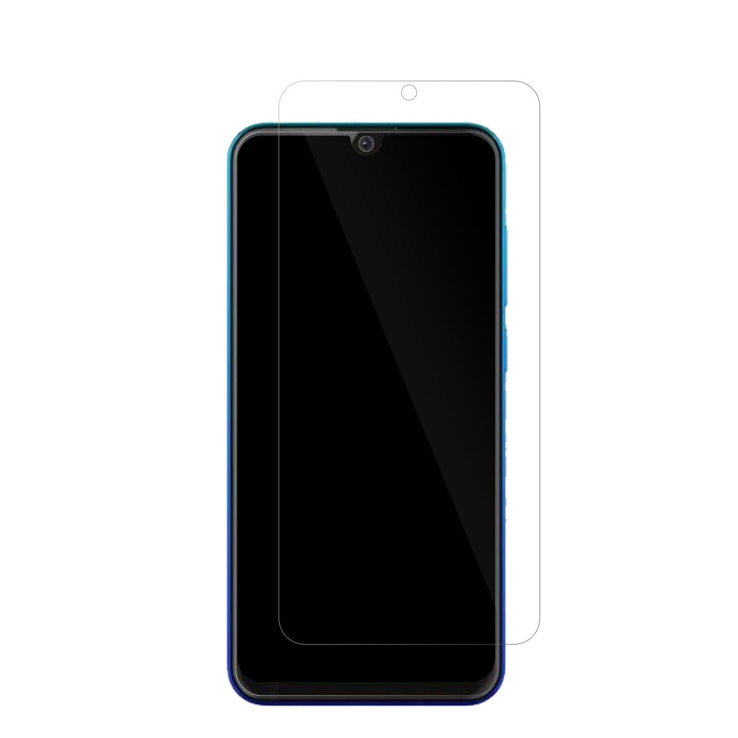 WaltonH8 pro mit aufgebrachter dipos Displayschutzfolie, glasklare Darstellung ohne Einschränkungen