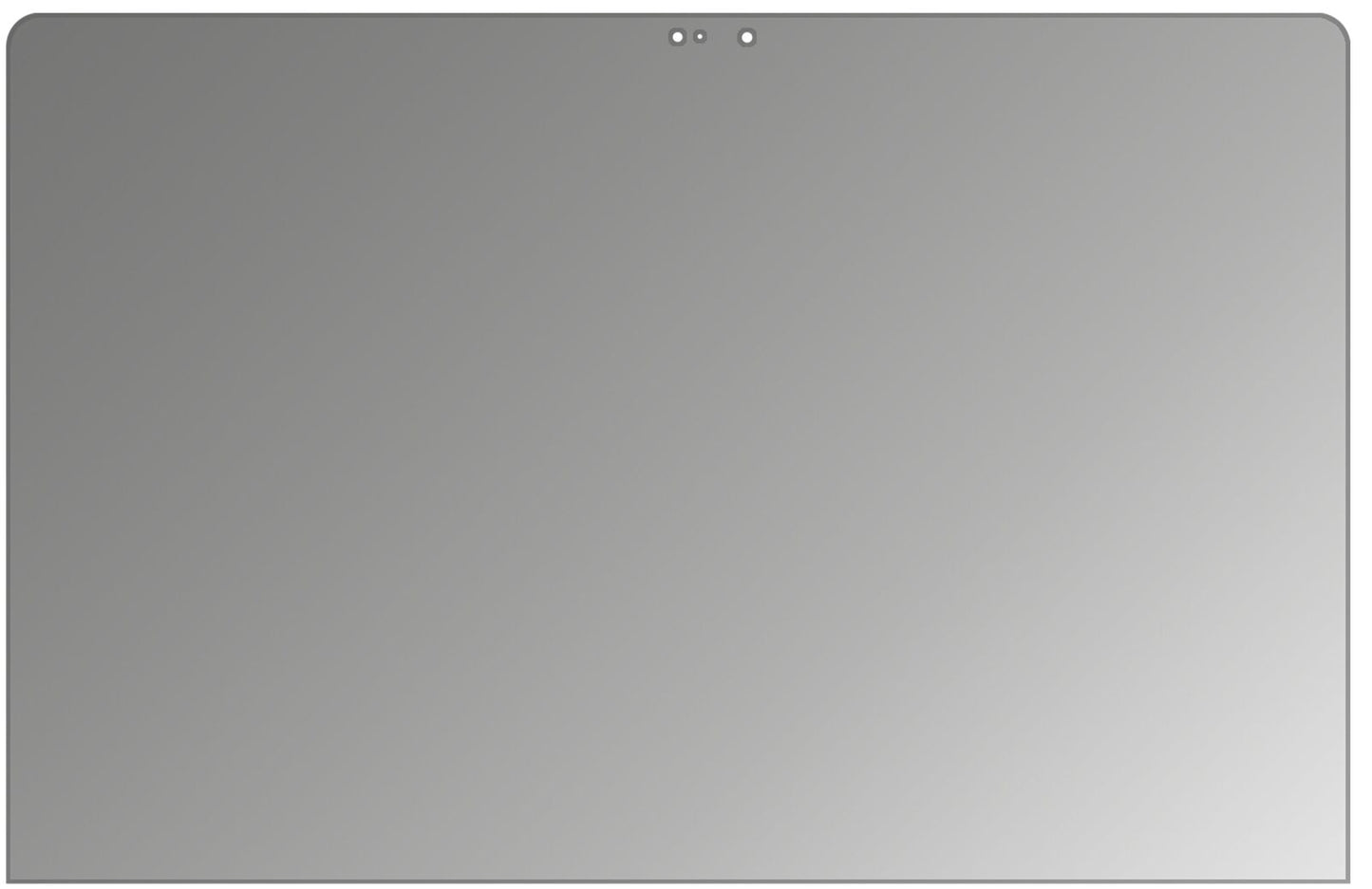 Blickschutzfolie von dipos passend für Apple MacBook Pro 13 Zoll (2019), präziser Zuschnitt und blasenfrei montiert