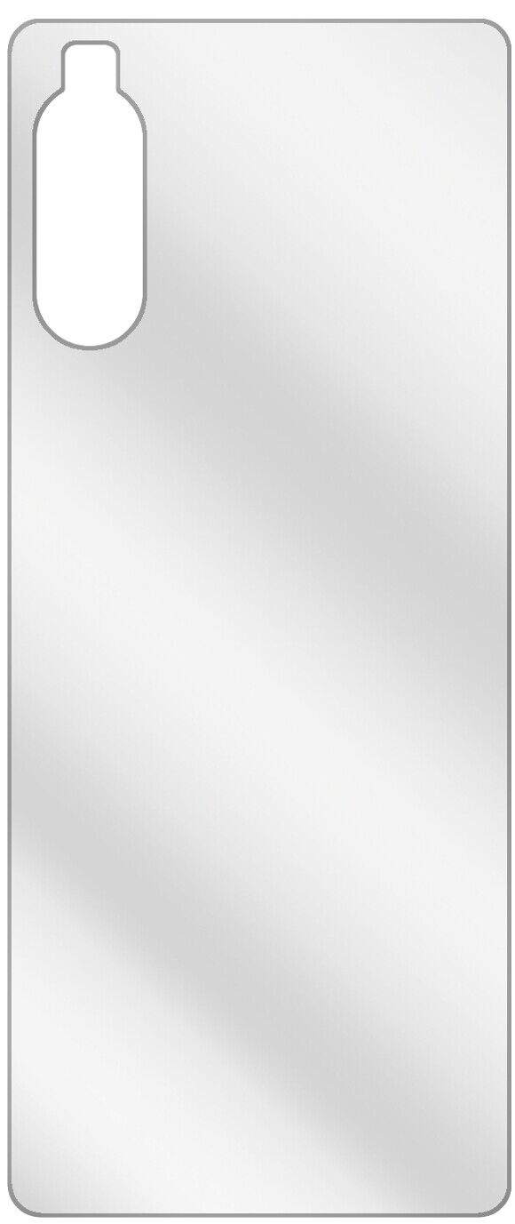 dipos Displayschutz für Sony Xperia 10 III Rückseite, transparente Oberfläche, geringe Dicke und perfekte Passform