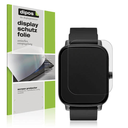 Matte Displayschutzfolie von dipos passend für Noise ColorFit Icon Buzz, präziser Zuschnitt und blasenfrei montiert