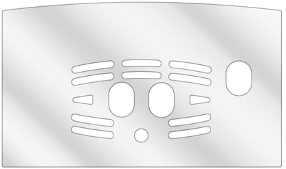 dipos Displayschutz für DeLonghi ECAM 23.466.B Cappuccino Tropfblech, transparente Oberfläche, geringe Dicke und perfekte Passform