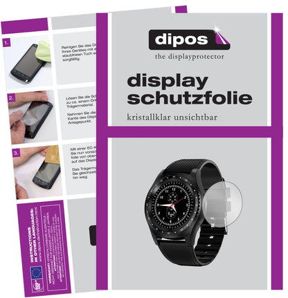 5x Schutzfolie klar für CanMixs CM08 Smartwatch Display-Schutzfolie