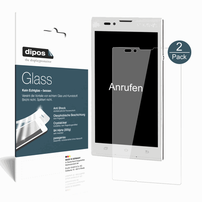 2x 9H Clear Screen Protector for BlindShell 2 – Shatterproof, Crystal Clear | dipos
