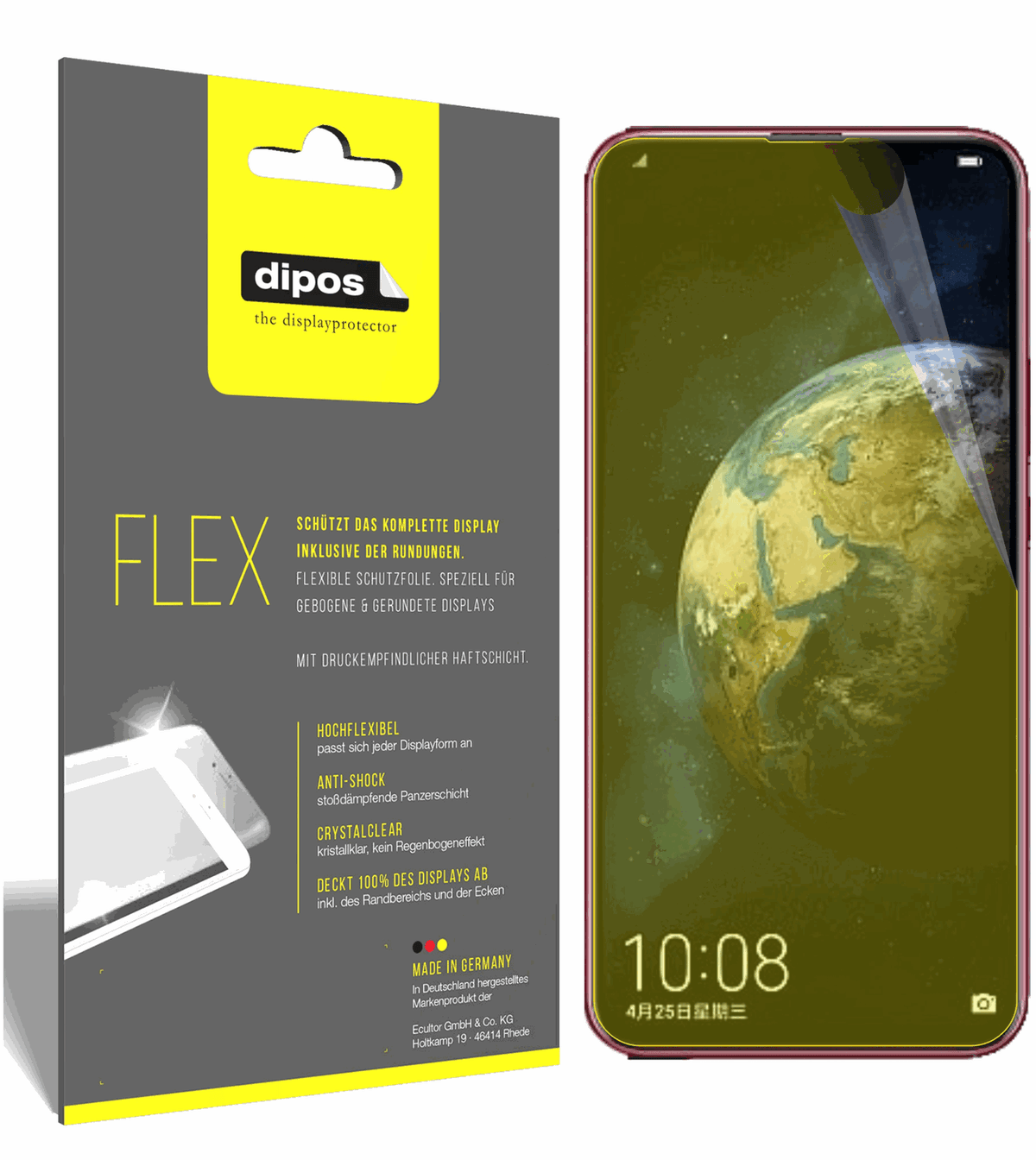 3x Full Cover Screen Protector for Honor Magic 2 – Covers Curved Edges | dipos