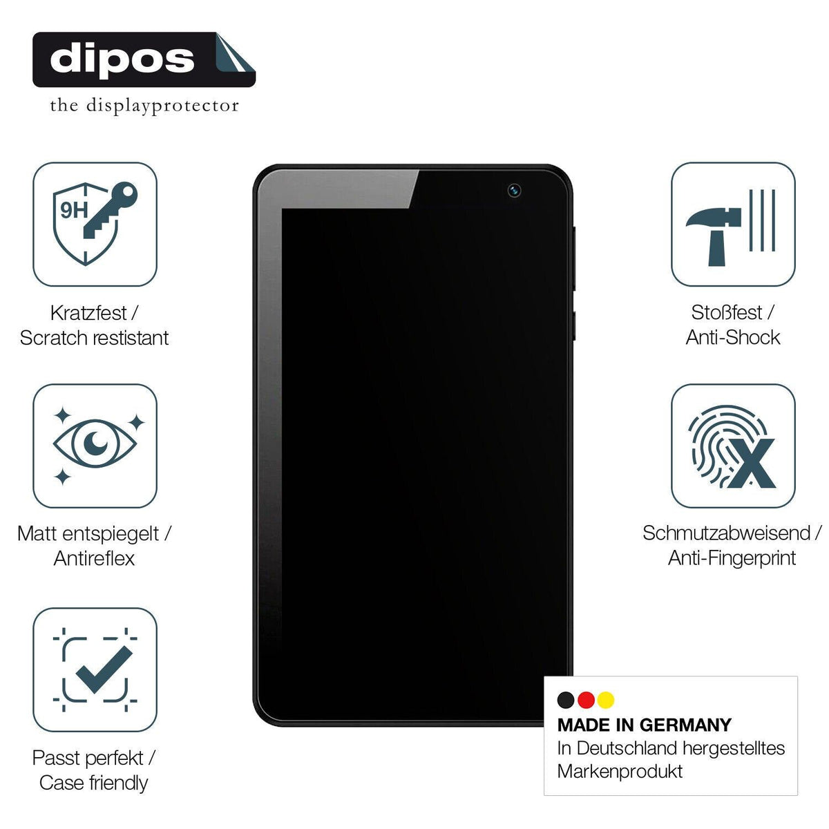 Screen Protector for Positivo Twist T770F matte Flexible Glass 9H dipos