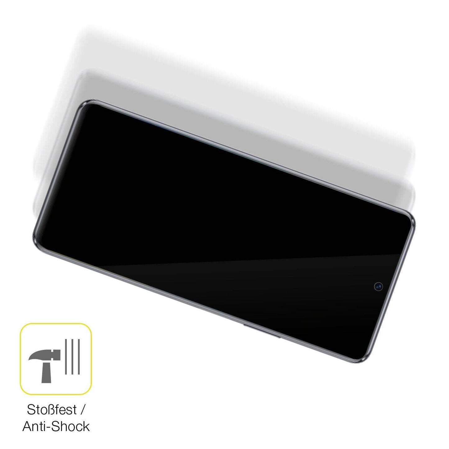 2x Screen Protector for Wiko 5G Protective Film covers 100% dipos Flex