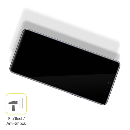 2x Screen Protector for Wiko 5G Protective Film covers 100% dipos Flex