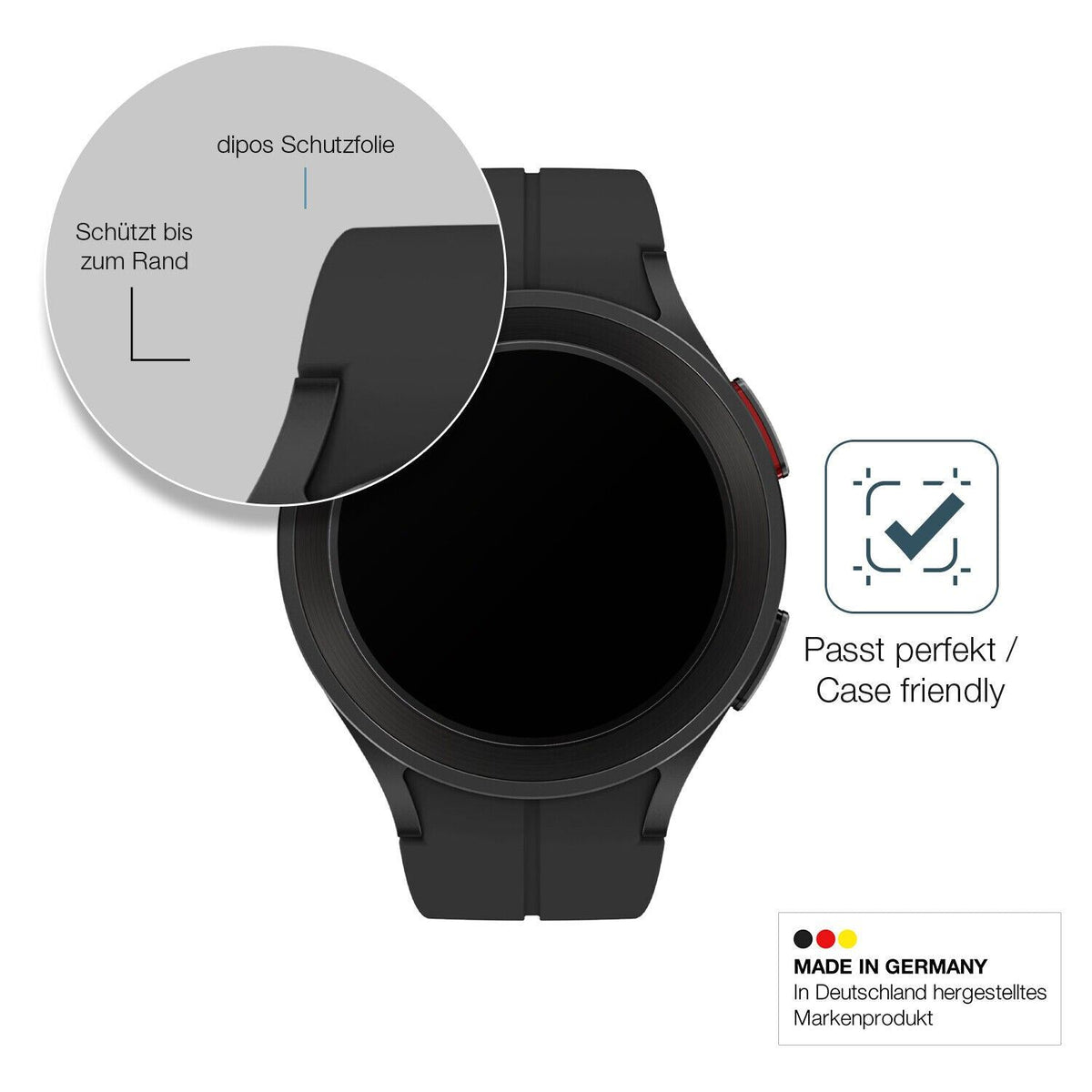 Screen Protector for Samsung Galaxy Watch 5 Pro LTE matte Flexible Glass 9H