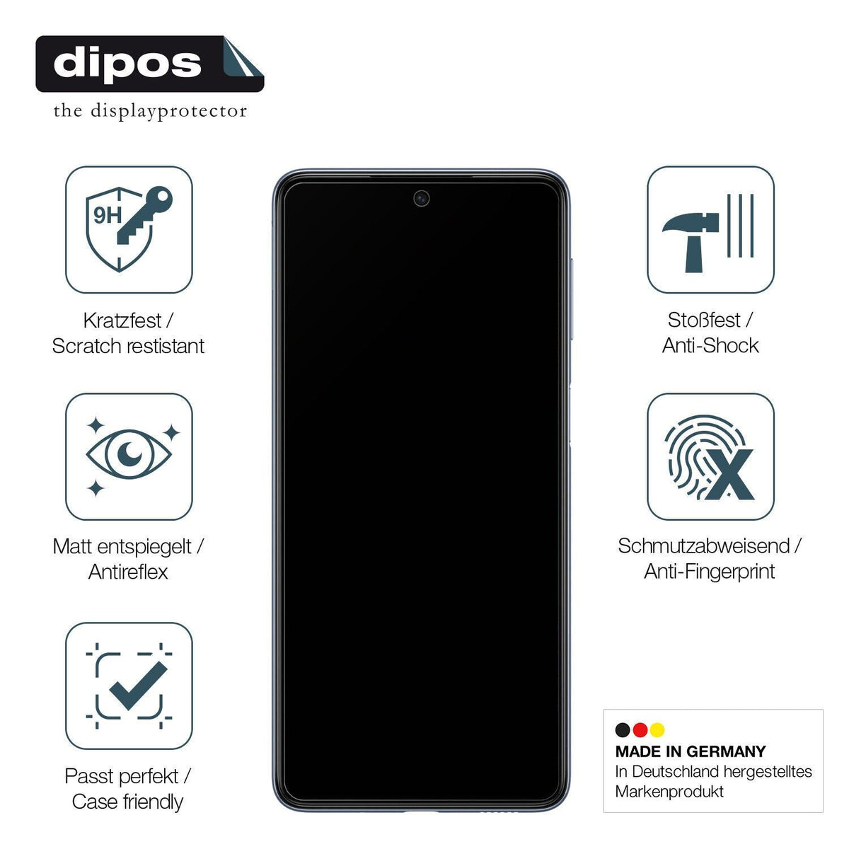 Screen Protector for Samsung Galaxy M53 5G matte Flexible Glass 9H dipos