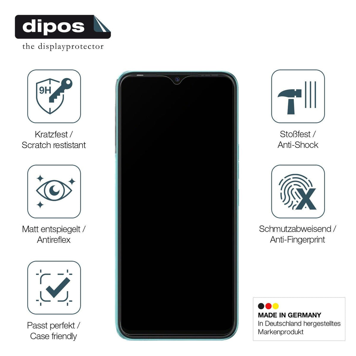 Screen Protector for Tecno Spark Go 2022 matte Flexible Glass 9H dipos