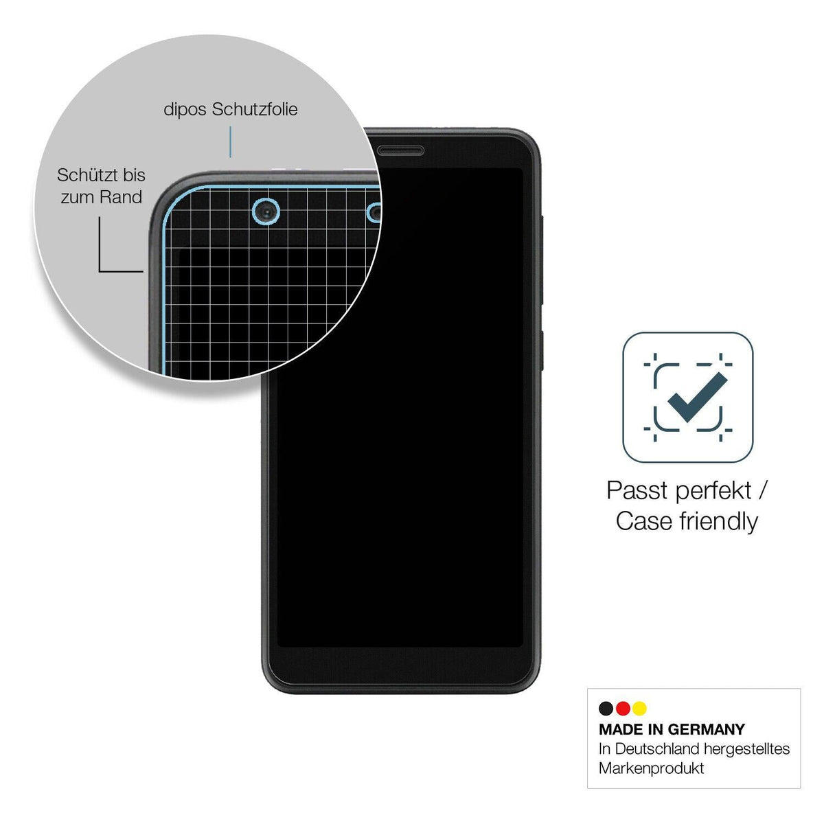 Screen Protector for ZTE Blade Vantage 2 matte Flexible Glass 9H dipos