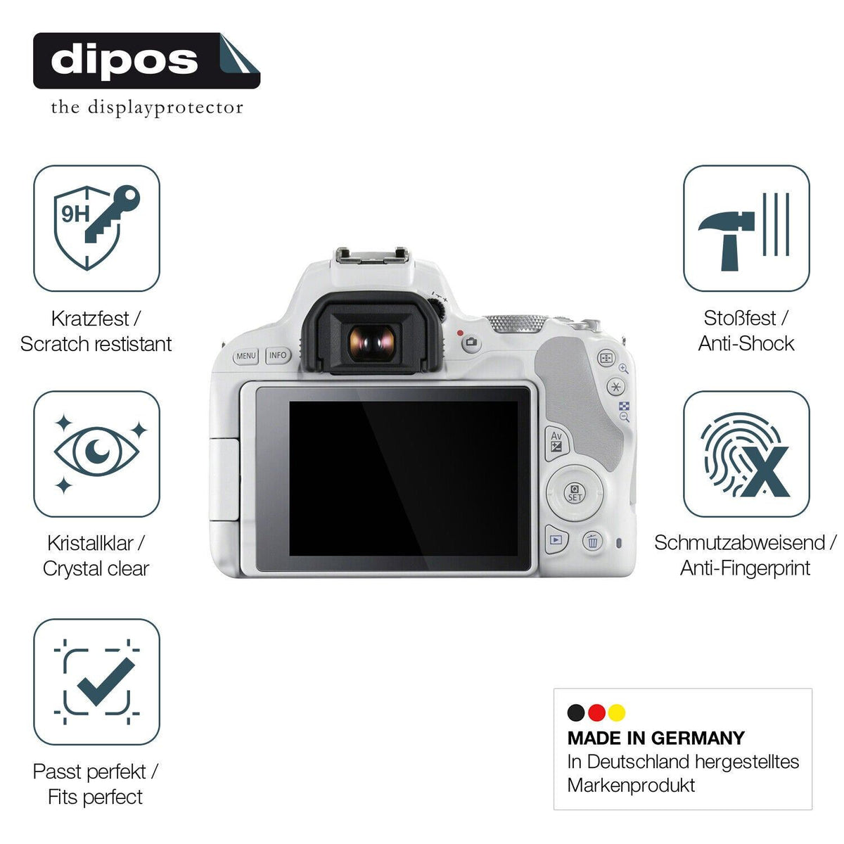 Screen Protector for Canon 200D Flexible Glass 9H dipos