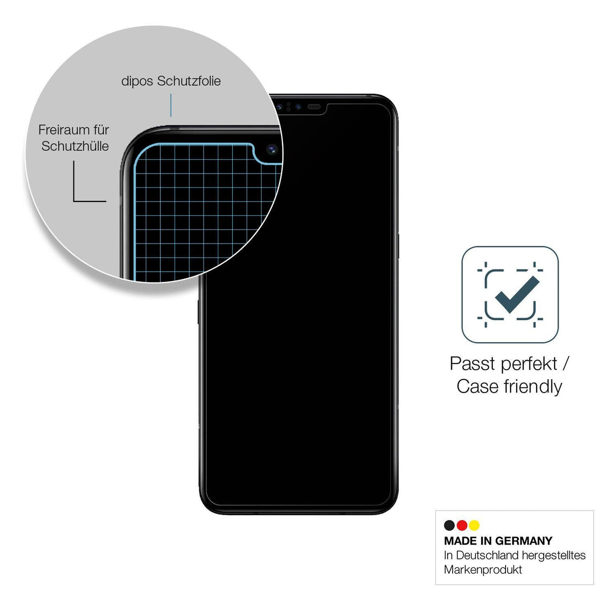 Screen Protector for LG V50 ThinQ matte Flexible Glass 9H dipos