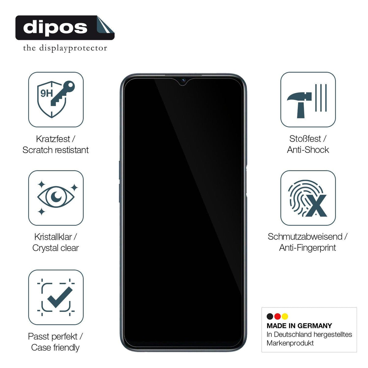 Screen Protector for Oppo A16S Flexible Glass 9H dipos