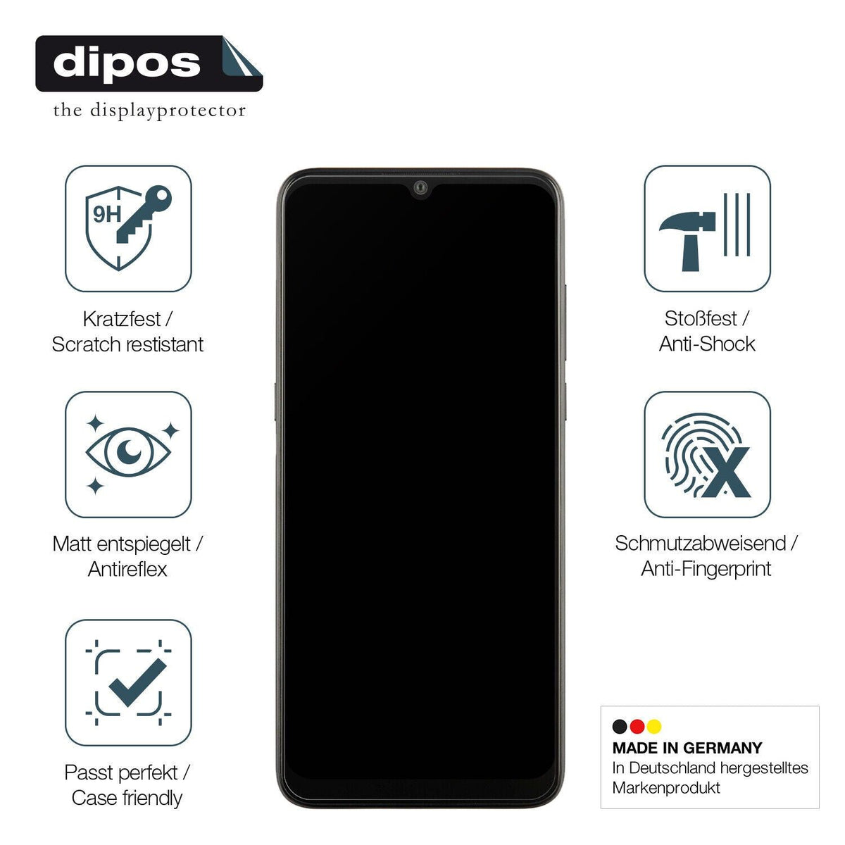 Screen Protector for Alcatel 3L (2021)  matte Flexible Glass 9H dipos