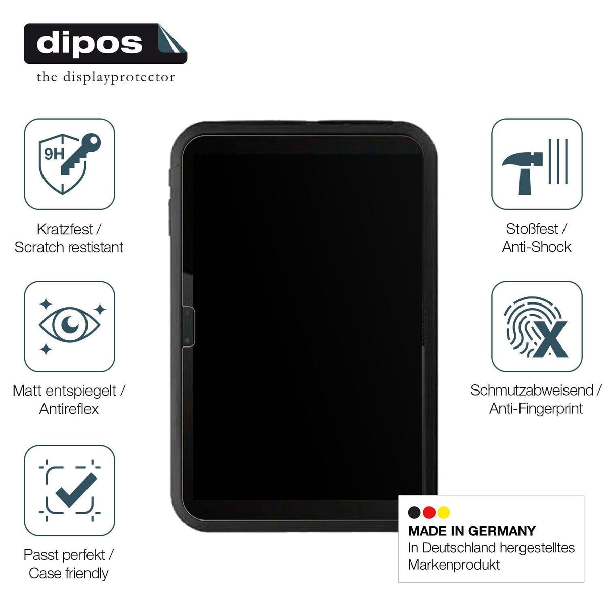 Screen Protector for Positivo T1075 matte Flexible Glass 9H dipos