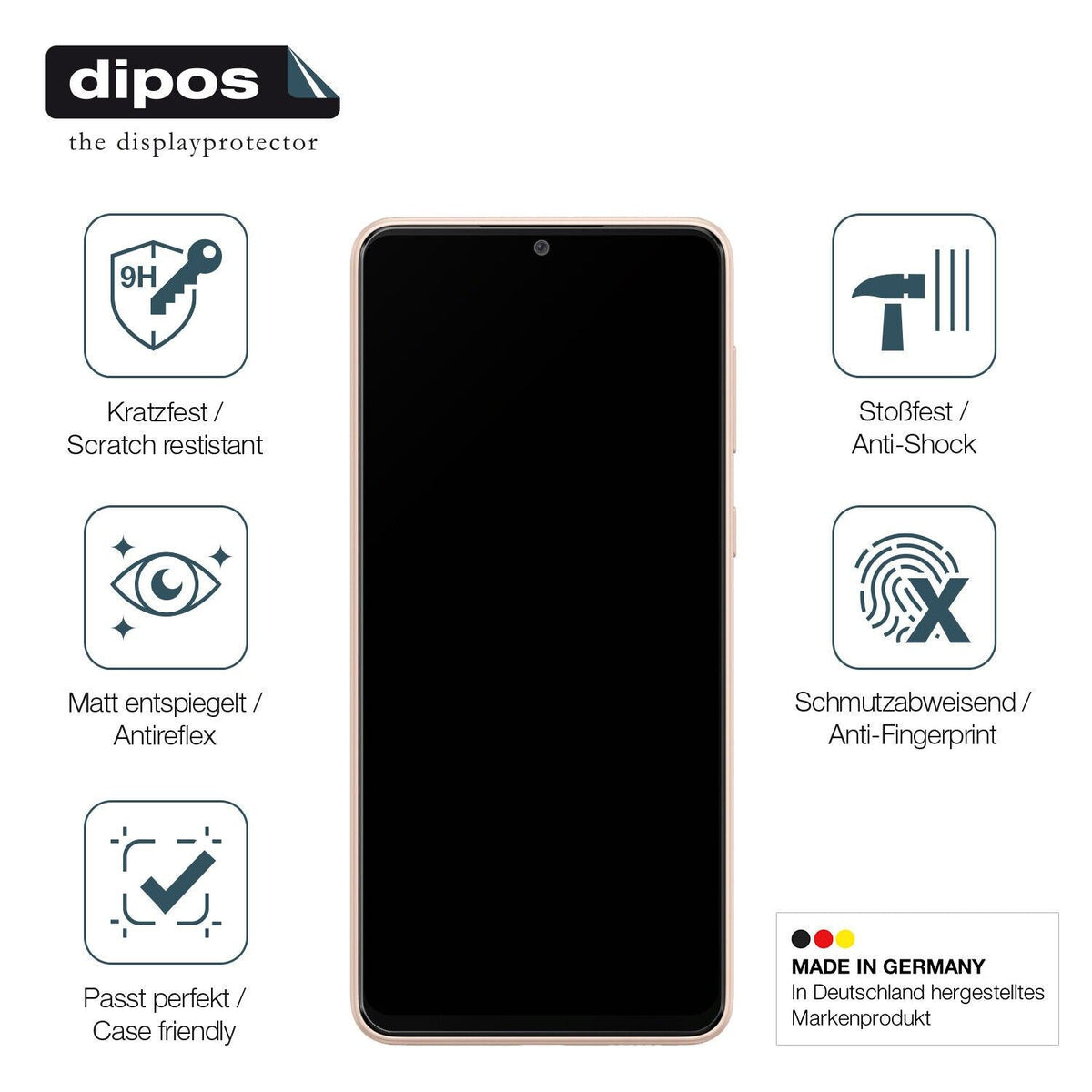 Screen Protector for Samsung Galaxy A33 5G matte Flexible Glass 9H dipos