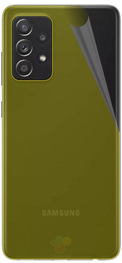 2x Full Cover Back Protector for Samsung Galaxy A52s 5G – Covers Curved Edges | dipos