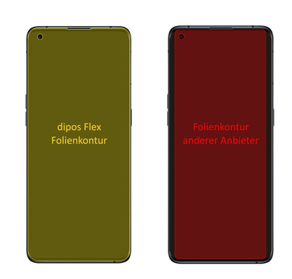 2x Full Cover Screen Protector for Oppo Find X3 Pro – Covers Curved Edges | dipos
