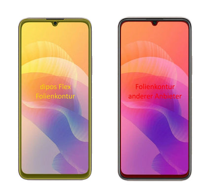 2x Screen Protector for Huawei Enjoy 20 5G Protective Film covers 100% dipos