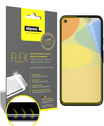 2x Screen Protector for Google Pixel 4a 5G Protective Film covers 100% dipos
