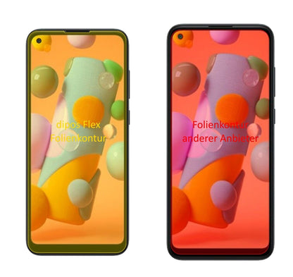 2x Screen Protector for Samsung Galaxy A12 Protective Film covers 100% dipos