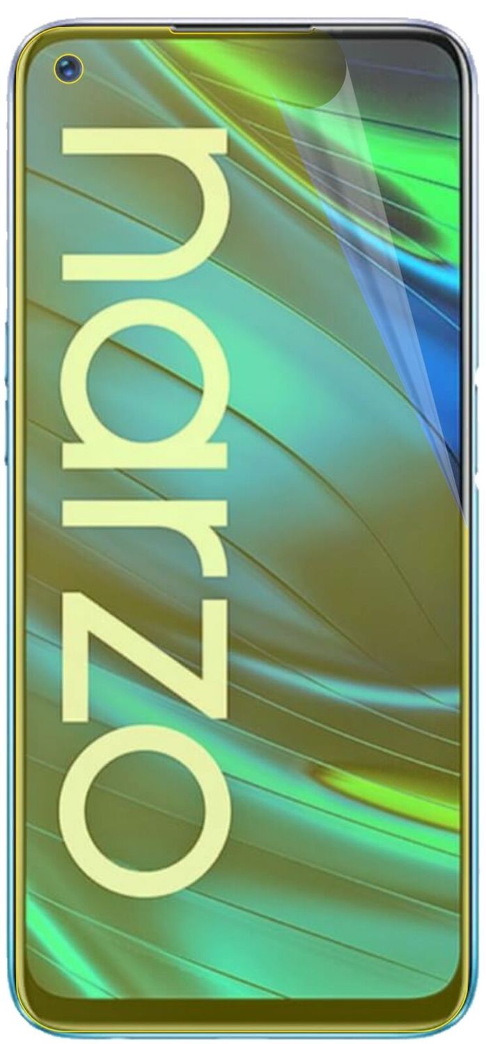 2x Screen Protector for Oppo Realme Narzo 20 Pro Protective Film covers 100%