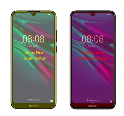 2x Screen Protector Huawei Y6 Pro (2019) Protective Film covers 100% dipos Flex