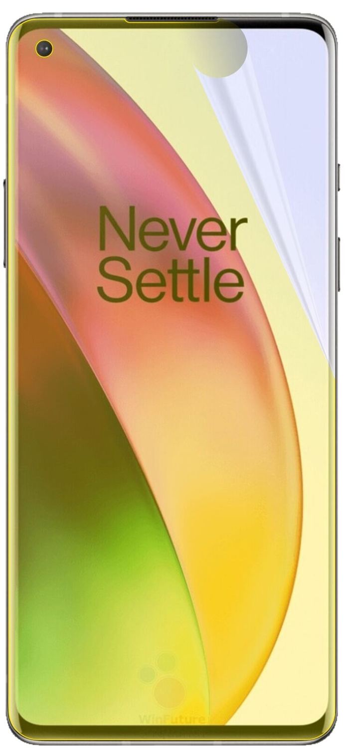 2x Screen Protector for OnePlus 8 Protective Film covers 100% dipos Flex