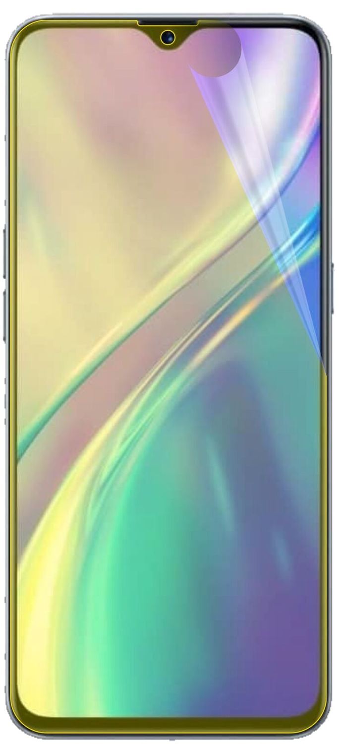 2x Screen Protector for Oppo Realme 6i Protective Film covers 100% dipos Flex