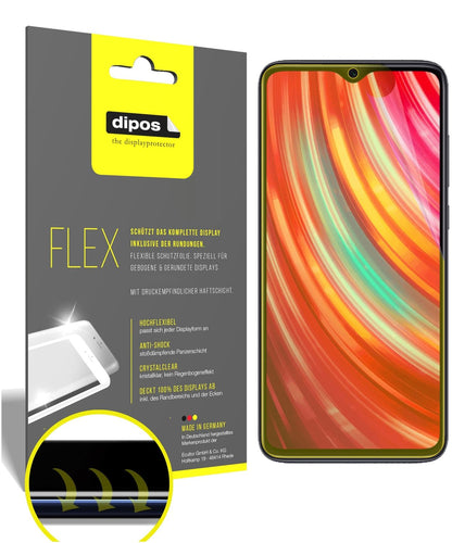 dipos FLEX 2x Clear Screen Protector for Xiaomi Redmi Note 8 Pro
