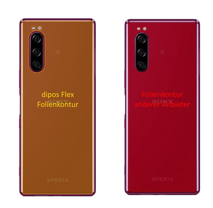 dipos FLEX 2x Clear Screen Protector for Sony Xperia 5 Rückseite