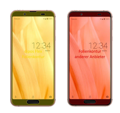 dipos FLEX 2x Clear Screen Protector for Sharp Aquos Sense3