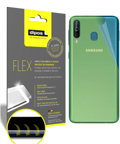 dipos FLEX 2x Clear Screen Protector for Samsung Galaxy A40s Rückseite