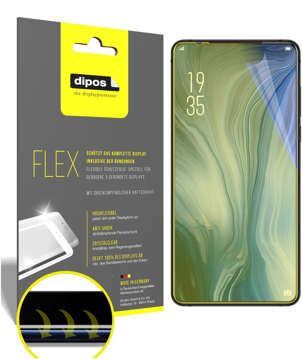 dipos FLEX 2x Clear Screen Protector for Elephone U2