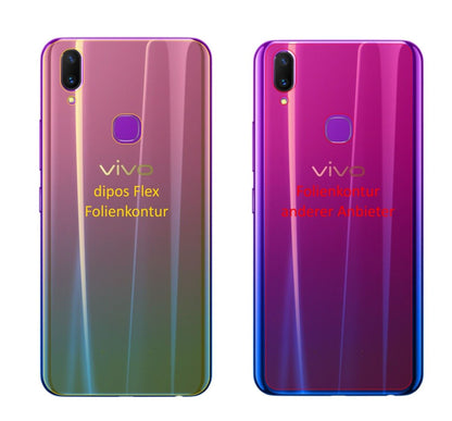 dipos FLEX 2x Clear Screen Protector for Vivo Z3x Rückseite