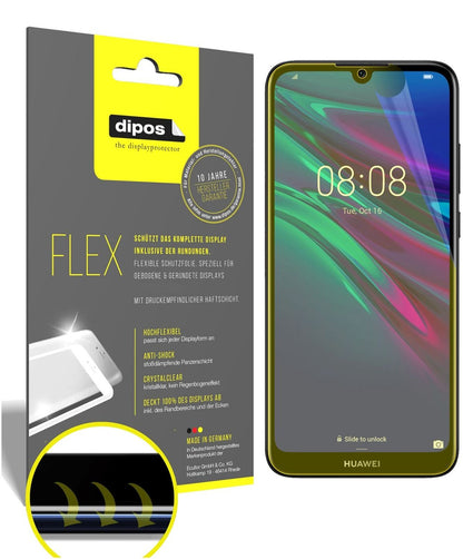 2x Screen Protector Huawei Y6 Prime (2019) Protective Film covers 100% dipos