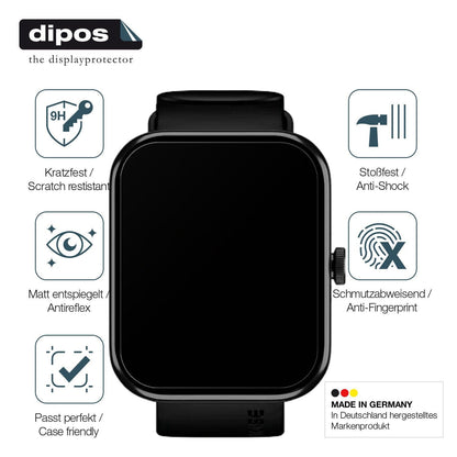 Screen Protector for Noise ColorFit Pulse 2 Max matte Flexible Glass 9H dipos