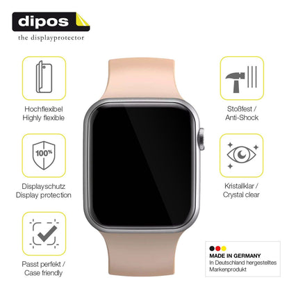 2x Screen Protector for Fireboltt Ring Protective Film covers 100% dipos Flex