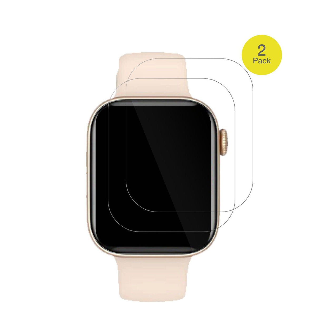 2x Screen Protector for Fireboltt Ring 2 Protective Film covers 100% dipos Flex