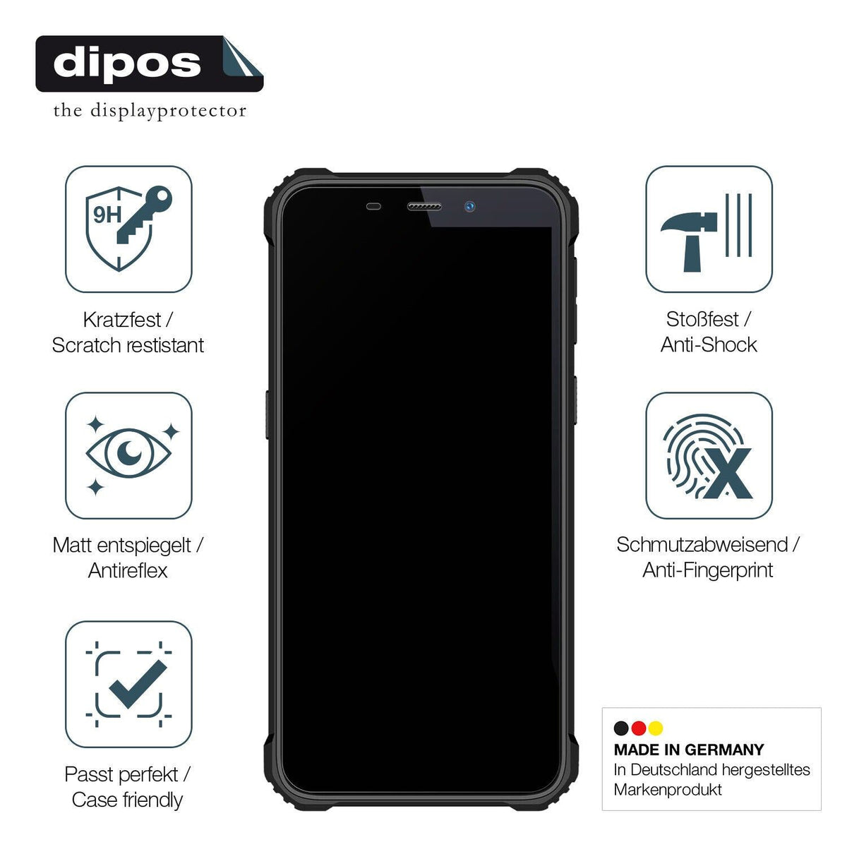 Screen Protector for Oukitel WP20 matte Flexible Glass 9H dipos
