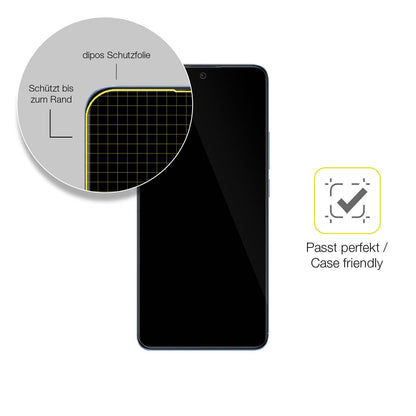 2x Screen Protector for Xiaomi Redmi K60E Protective Film covers 100% dipos Flex