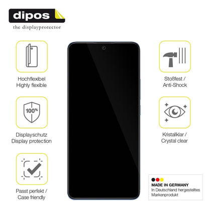 2x Screen Protector for Xiaomi Redmi K60E Protective Film covers 100% dipos Flex