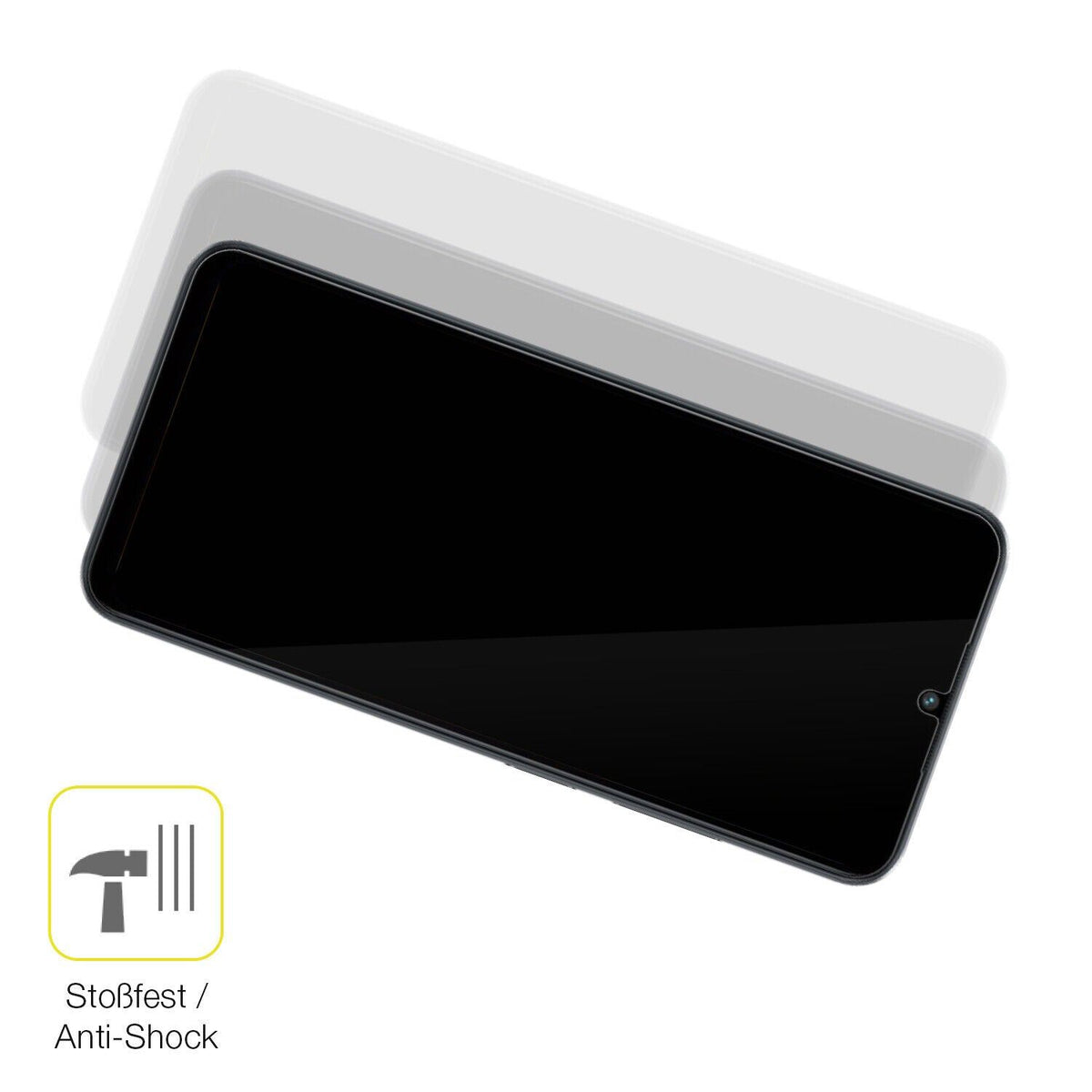 2x Screen Protector for Xiaomi Poco M5 Protective Film covers 100% dipos Flex