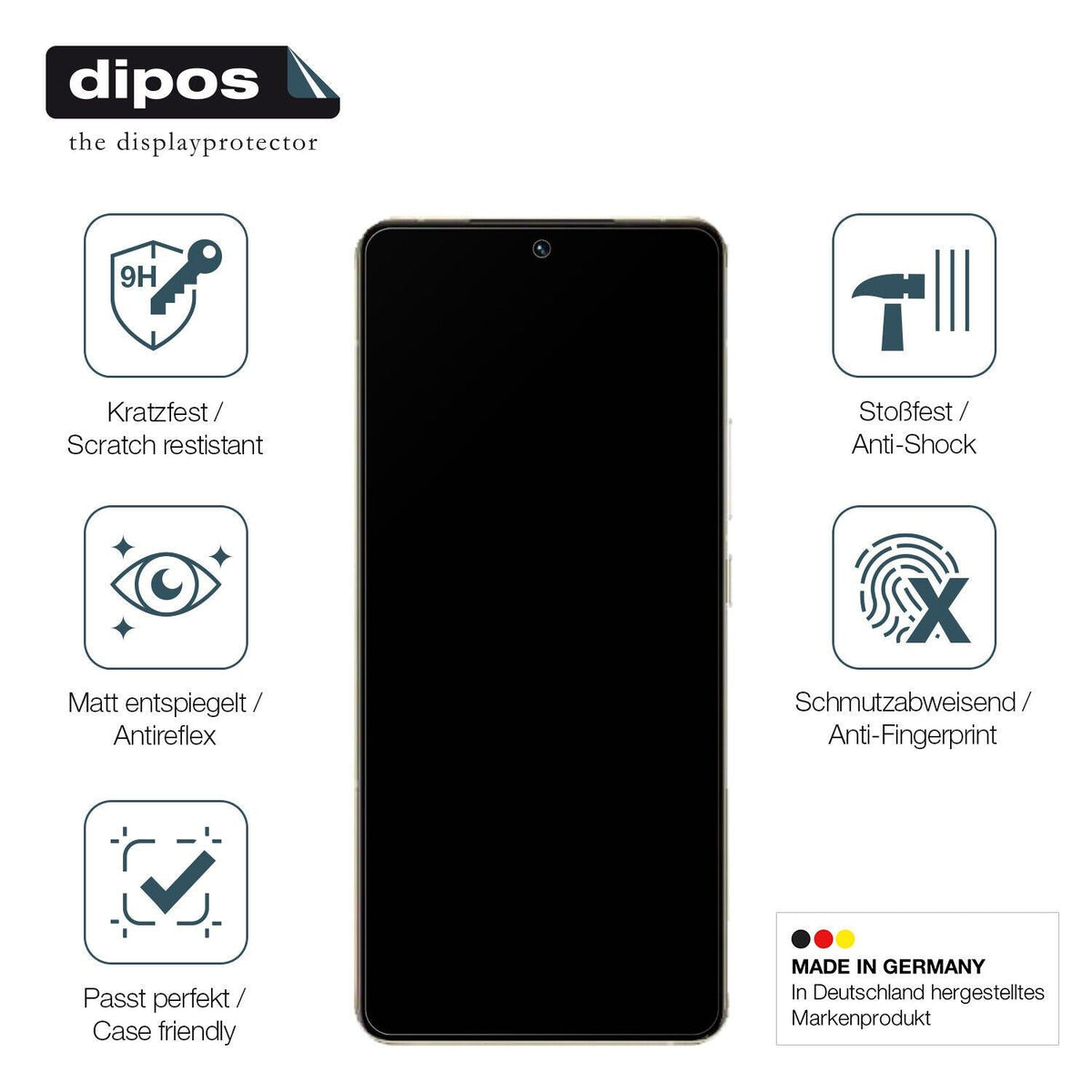 Screen Protector for VIVO S16 matte Flexible Glass 9H dipos