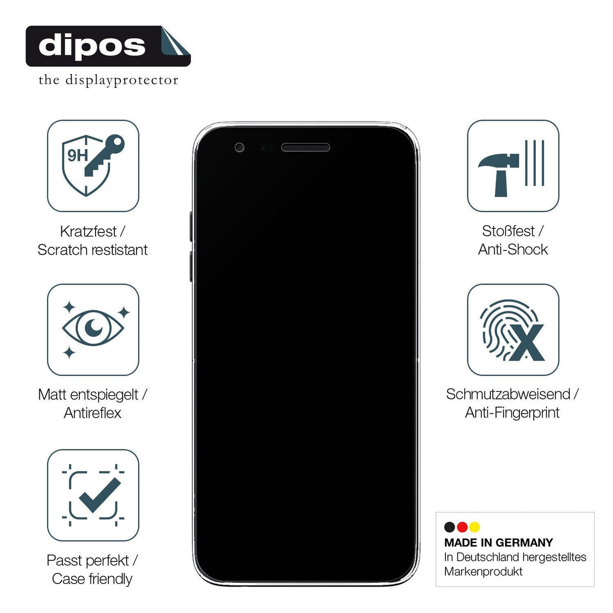Screen Protector for LG Zone 4 matte Flexible Glass 9H dipos